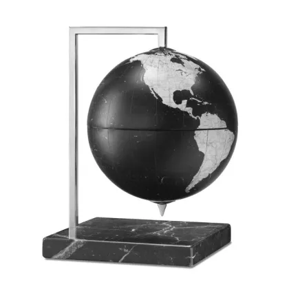 Picture Designer desk globe with black marble base - 22 x 22 x h.33 cm