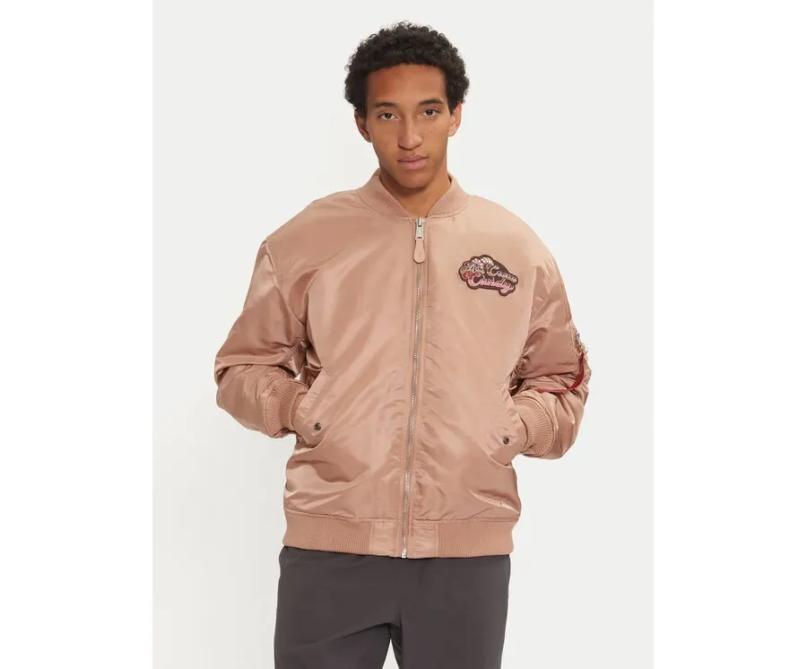obrazek 1 Alpha Industries Kurtka bomber 148140 Beżowy Regular Fit