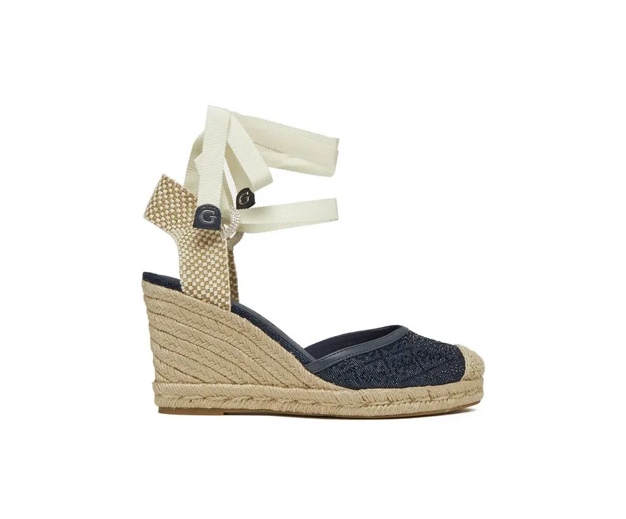 obrazek 1 Guess Espadryle FLJCRN DEN04 Granatowy