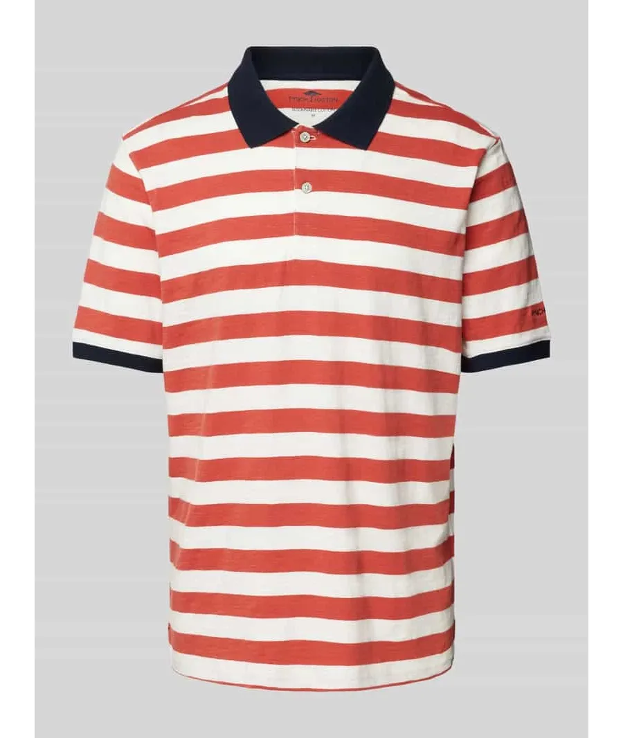 obrazek 1 Koszulka polo o kroju regular fit ze wzorem w paski