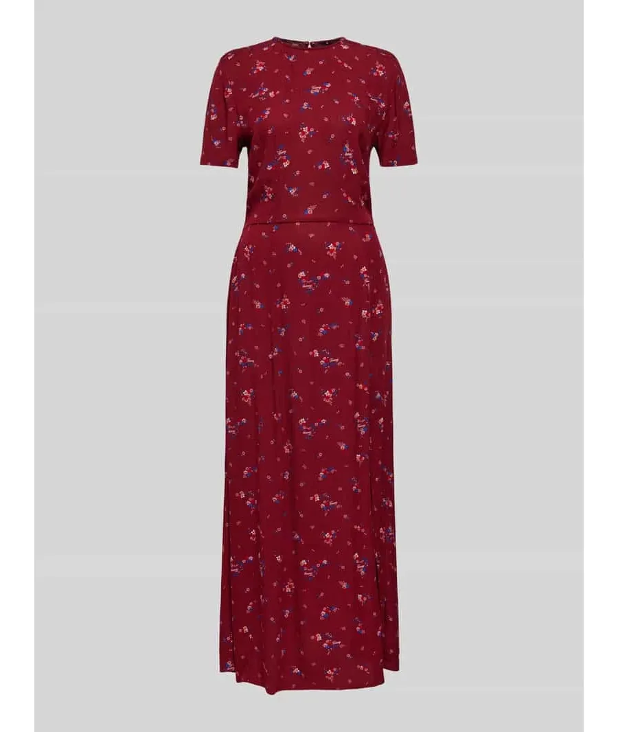 obrazek 1 Długa sukienka z okrągłym dekoltem