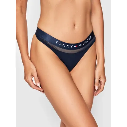 Zdjęcie Tommy Hilfiger Stringi Thong UW0UW00064 Granatowy