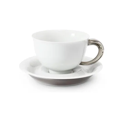 Zdjęcie Porcelanowa filiżanka do kawy zdobiona platyną – Rudolf Kampf