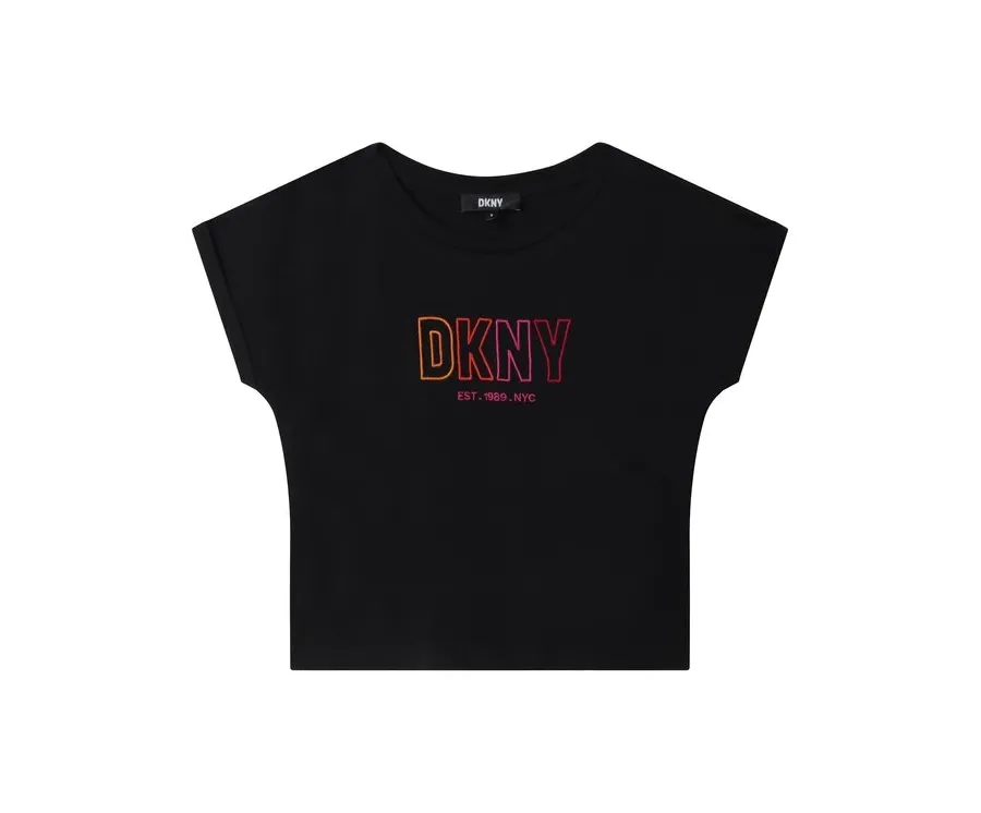 obrazek 1 DKNY T-Shirt D35S82 S Czarny Regular Fit