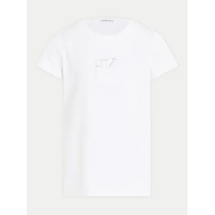 Zdjęcie Calvin Klein Jeans T-Shirt Monogram IG0IG02530 D Biały Slim Fit