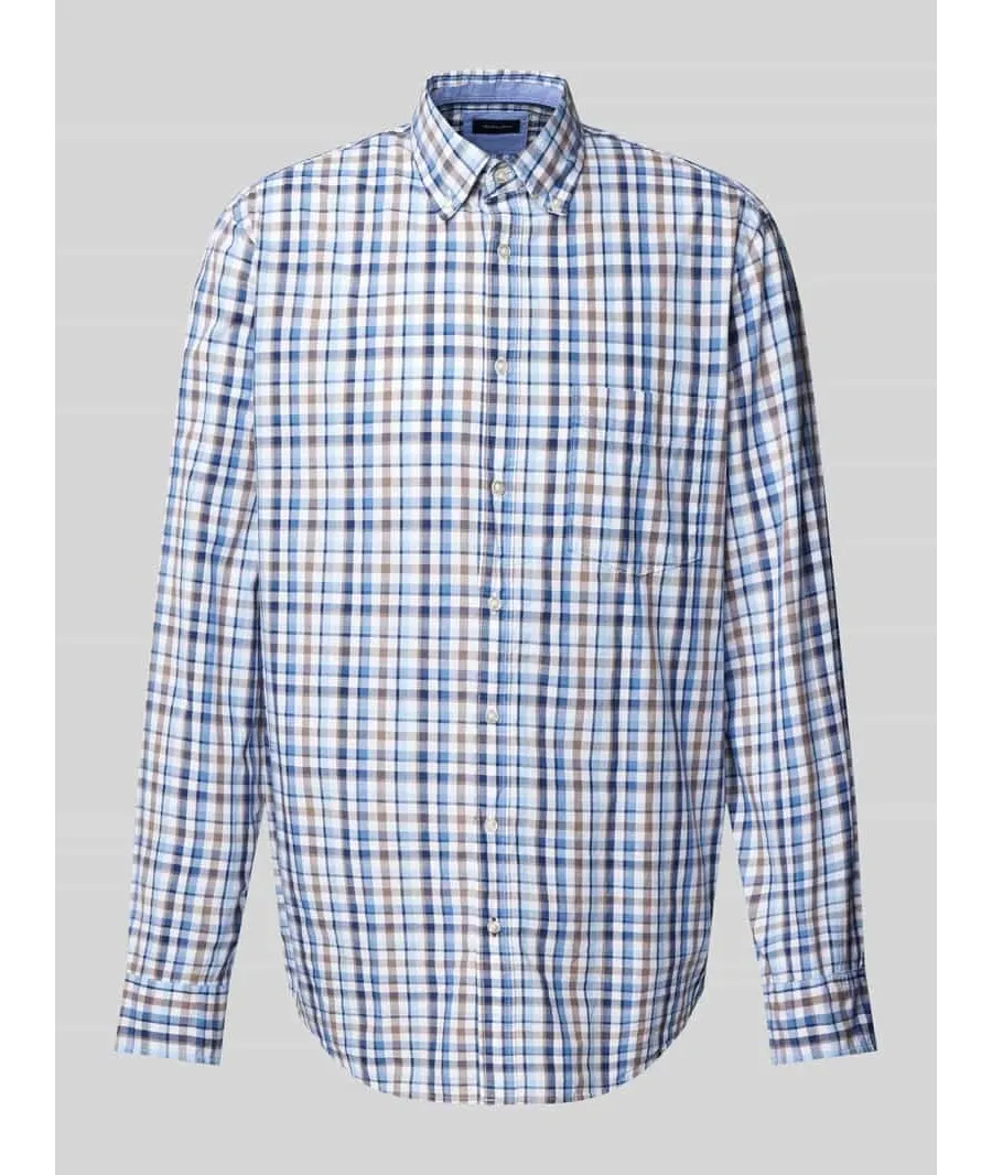 obrazek 1 Koszula casualowa o kroju regular fit z kieszenią na piersi