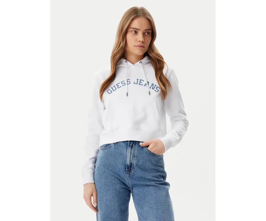 obrazek 1 Guess Jeans Bluza W5GQ22 K68I4 Biały Regular Fit