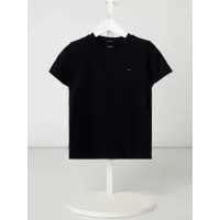 Zdjęcie T-shirt z bawełny organicznej z detalami z logo