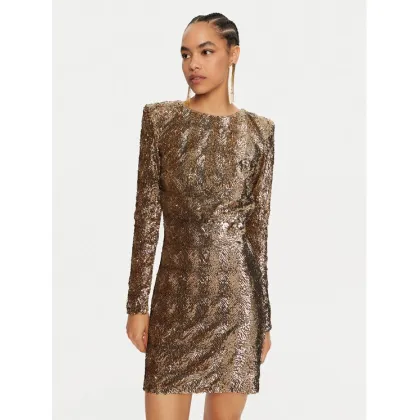 Zdjęcie Elisabetta Franchi Sukienka koktajlowa AR-57J-47E2-V900 Złoty Regular Fit