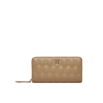 Zdjęcie Tommy Hilfiger Duży Portfel Damski AW0AW16578 Beżowy