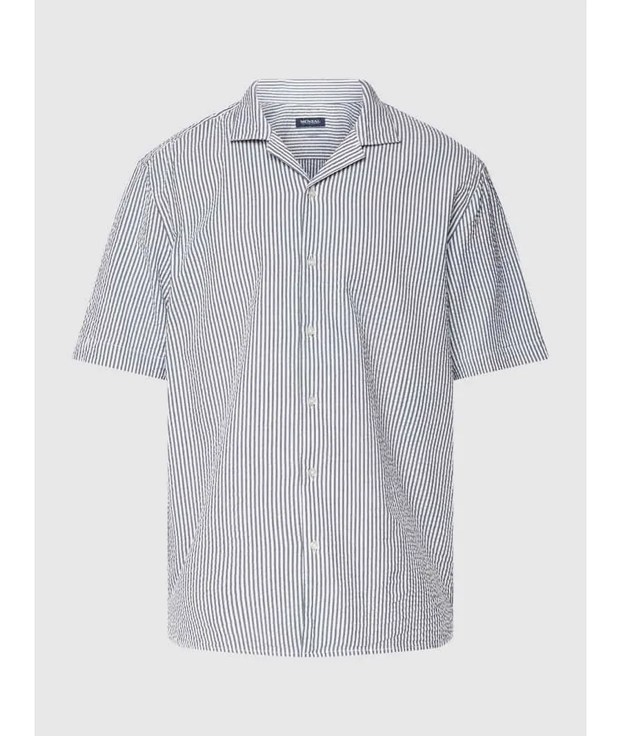 obrazek 1 Koszula casualowa o kroju regular fit z wzorem w paski