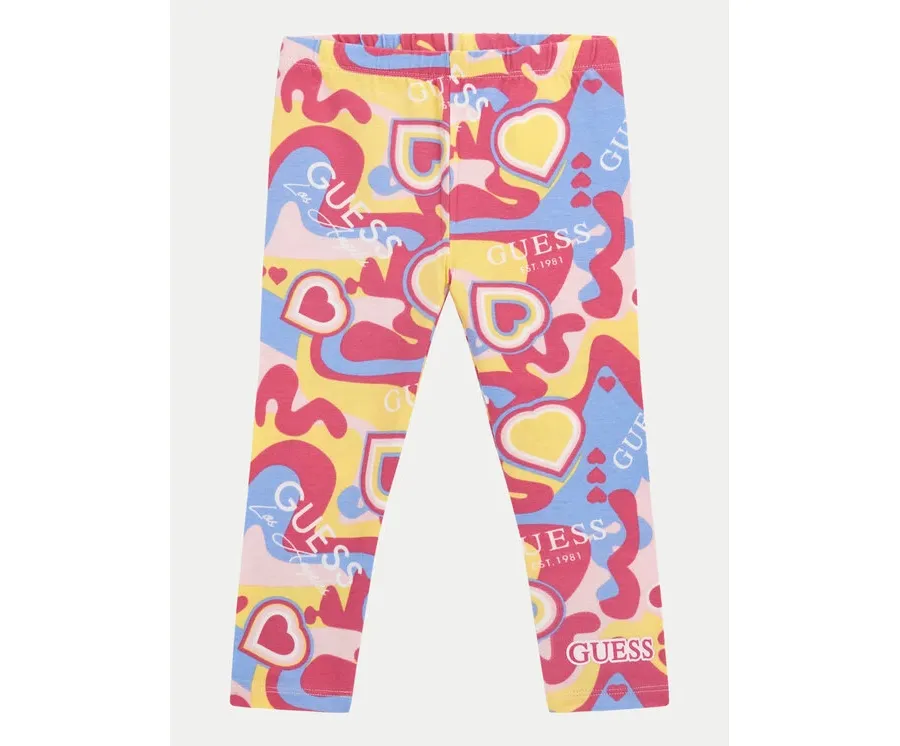 obrazek 1 Guess Legginsy K4YB01 J1313 Kolorowy Regular Fit