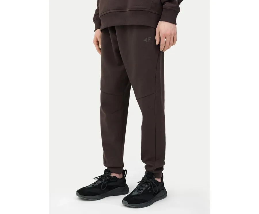 obrazek 1 4F Spodnie dresowe 4FWSS24TTROM648 Brązowy Regular Fit