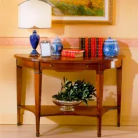 Picture Antique solid wood console