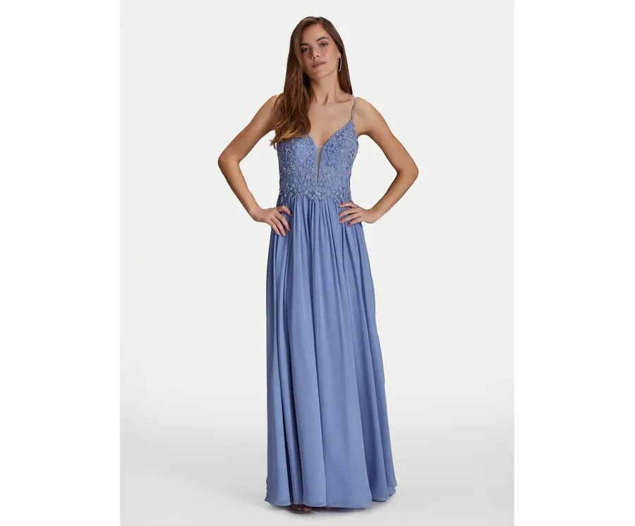 obrazek 1 Hey Kyla Sukienka wieczorowa 5AI082HK Niebieski Regular Fit