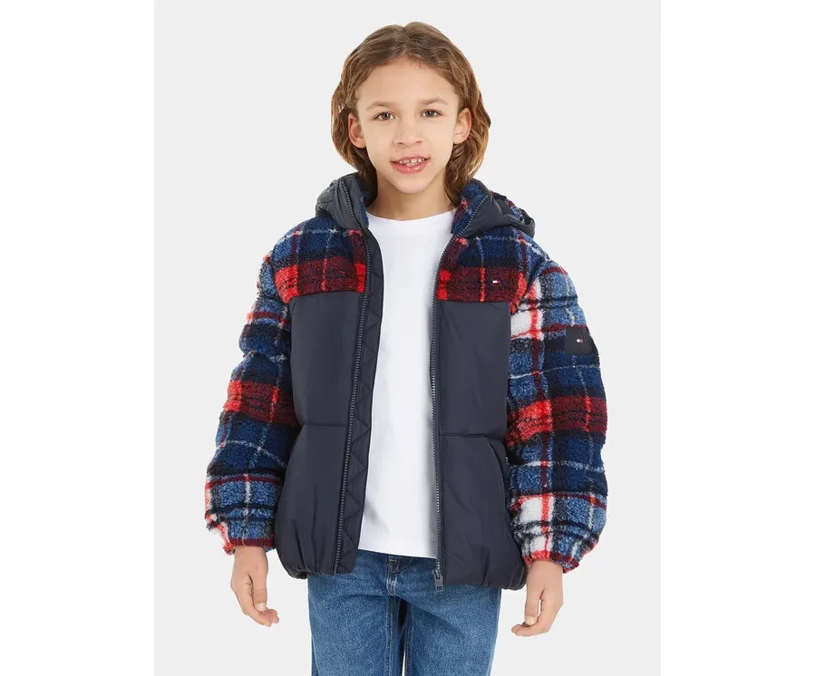 obrazek 1 Tommy Hilfiger Kurtka zimowa KB0KB08568 Granatowy Regular Fit