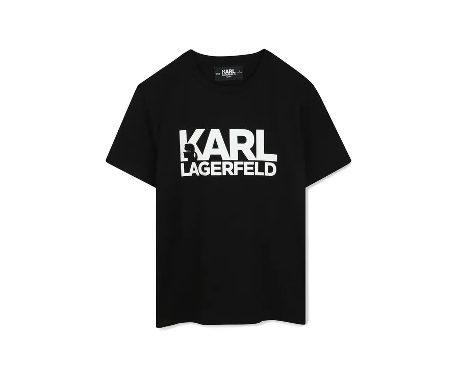 obrazek 1 Karl Lagerfeld Kids T-Shirt Z30435 M Czarny Regular Fit