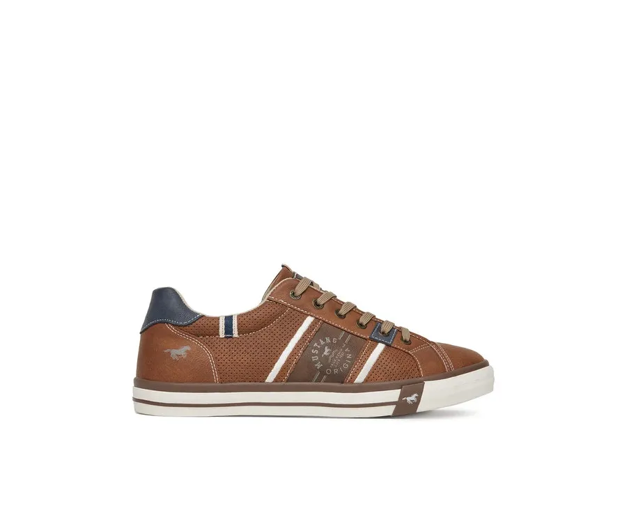 obrazek 1 Mustang Sneakersy 4072-317 Brązowy