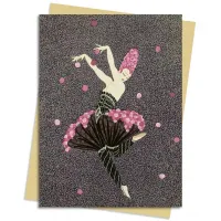 Picture Wish Card Package (Erté; Dancer Rose) - Flame Tree Publishing