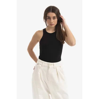 Zdjęcie Tom Wood top Rib Tank Top damski kolor czarny 22171.999-BLACK