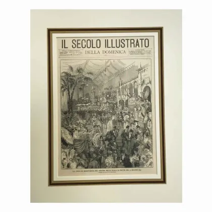 Zdjęcie Impreza charytatywna w Teatro della Scala w nocy 23 maja 1891 r. - wydruk