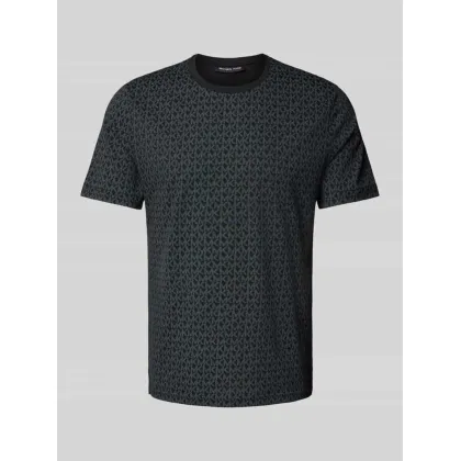 Zdjęcie T-shirt z nadrukiem z logo na całej powierzchni