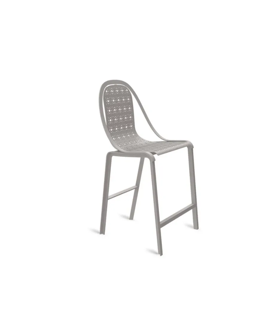obrazek 1 Stylowy stołek Tline wykonany z aluminium do wyjątkowego ogrodu