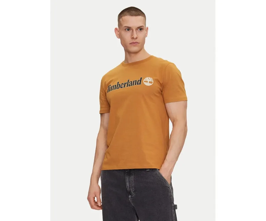 obrazek 1 Timberland T-Shirt TB0A5UPQ Beżowy Regular Fit