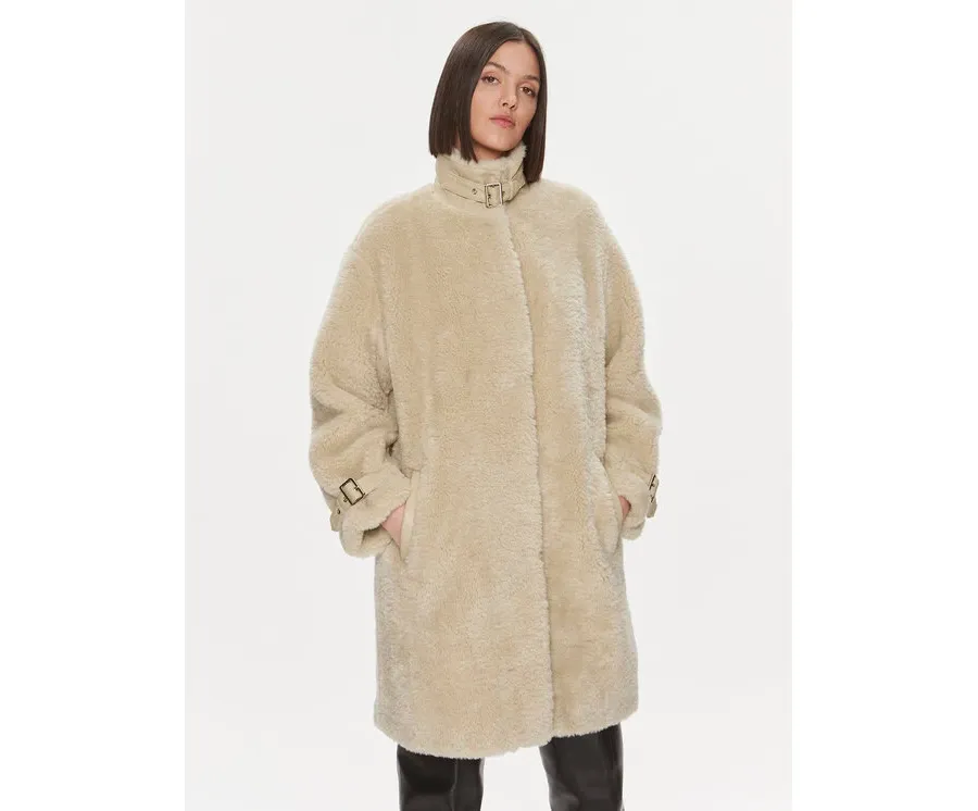 obrazek 1 Liu Jo Futro MF3176 ES002 Beżowy Relaxed Fit