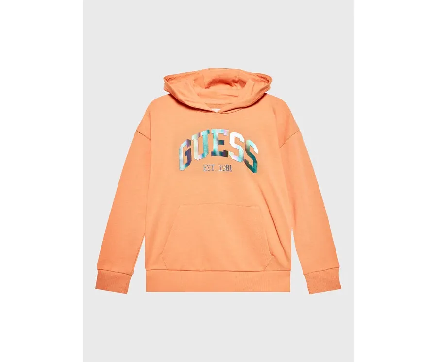 obrazek 1 Guess Bluza J3RQ01 KA6R0 Pomarańczowy Regular Fit