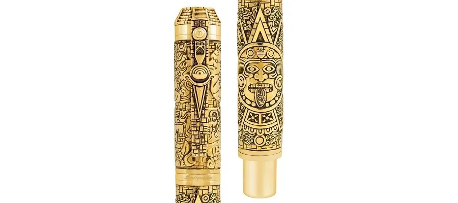 obrazek 4 Rollerball Pen Bronze Mayan Calendar Montegrappa