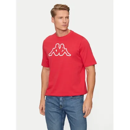 Zdjęcie Kappa T-Shirt Logo Korpo Cromen 303HZ70 Czerwony Regular Fit