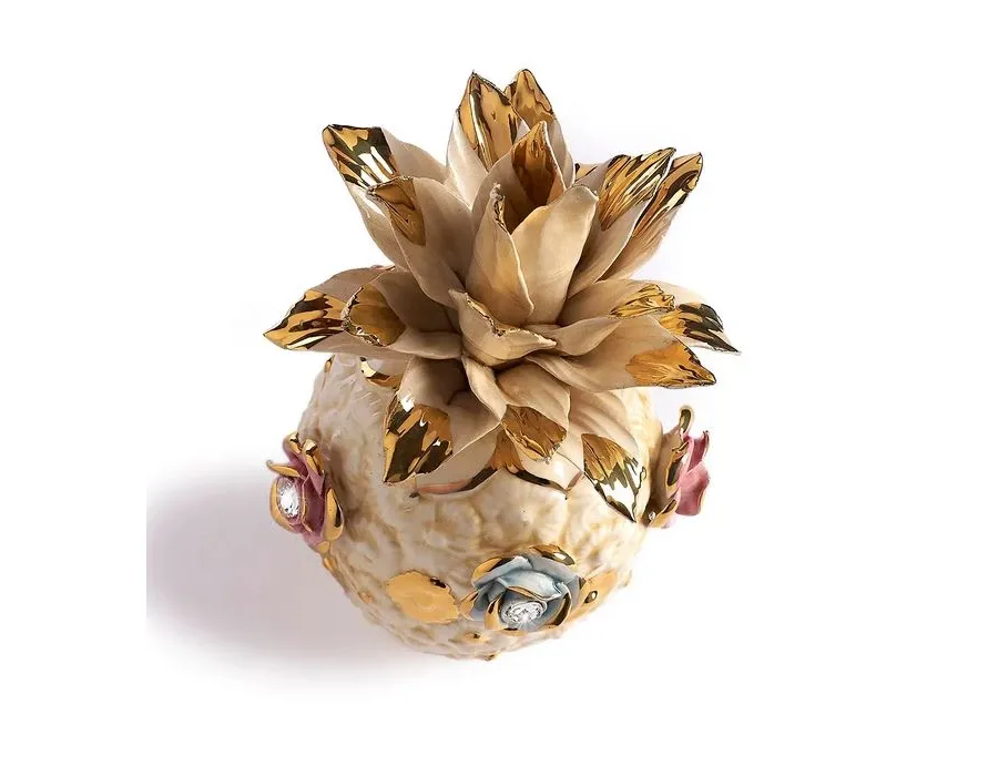 obrazek 3 Dekoracyjny ananas ceramiczny