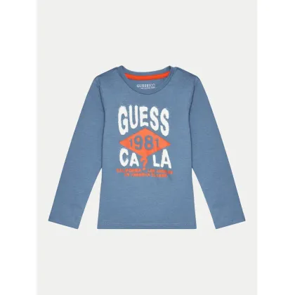 Zdjęcie Guess Bluzka N4BI01I3Z14 Niebieski Regular Fit