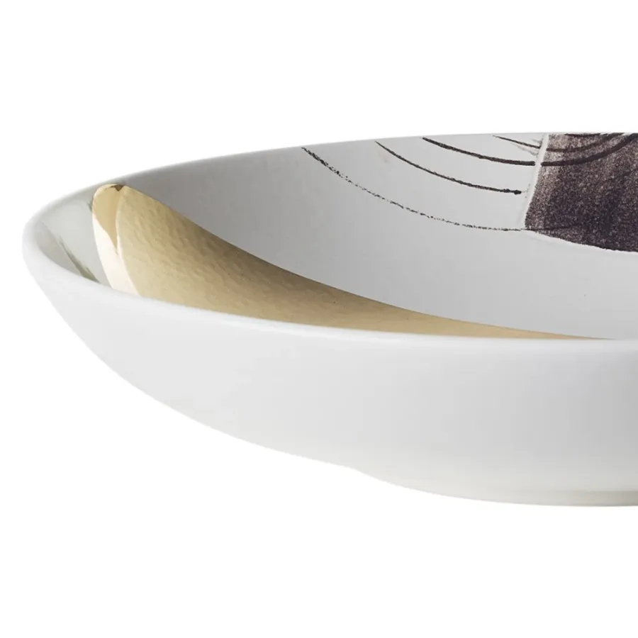 obrazek 2 Ręcznie malowany talerz ceramiczny H.9xL.40xP.40 cm