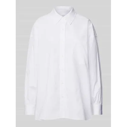 Zdjęcie Bluzka koszulowa z nakładaną kieszenią na piersi