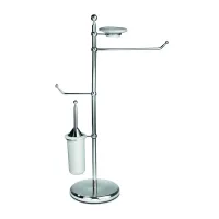 Picture Beautiful, stylish stand for towels, soap, toilet paper and a toilet cleaning brush – 3SC