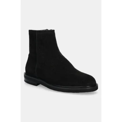 Zdjęcie Filling Pieces buty zamszowe Western Chelsea Suede męskie kolor czarny 77922791861