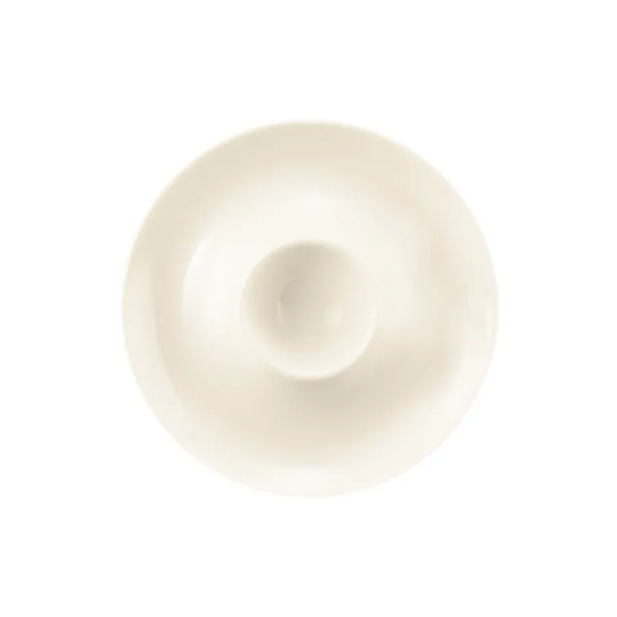 obrazek 2 Luksusowy porcelanowy talerzyk do jajek w kolorze kremowym - Seltmann Weiden