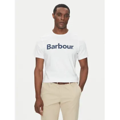 Zdjęcie Barbour T-Shirt Logo MTS0531WH51 Biały Tailored Fit