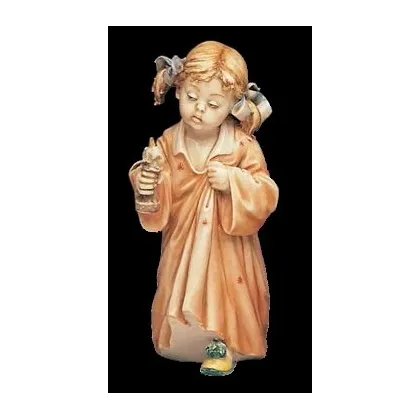 Zdjęcie Dziewczynka ze świeczką  - porcelanowa figurka z Włoch