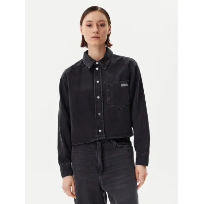 Zdjęcie Calvin Klein Jeans Kurtka jeansowa J20J225517 Czarny Relaxed Fit