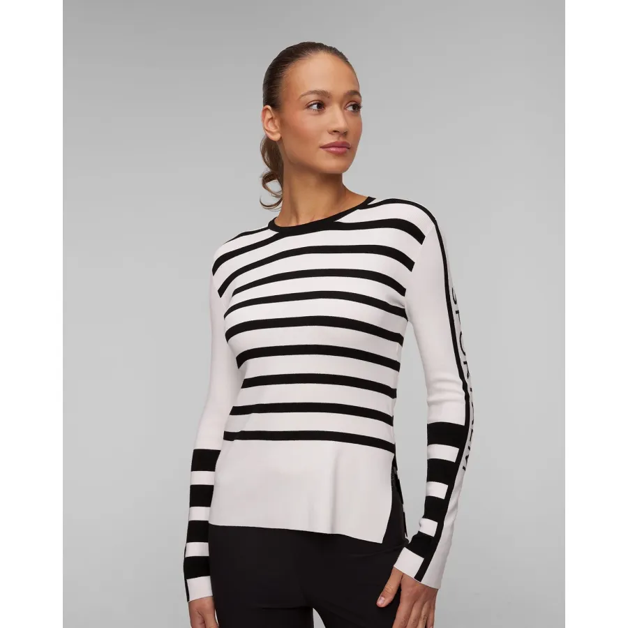 obrazek 1 Sweter Z Wiskozy W Paski Damski Sportalm