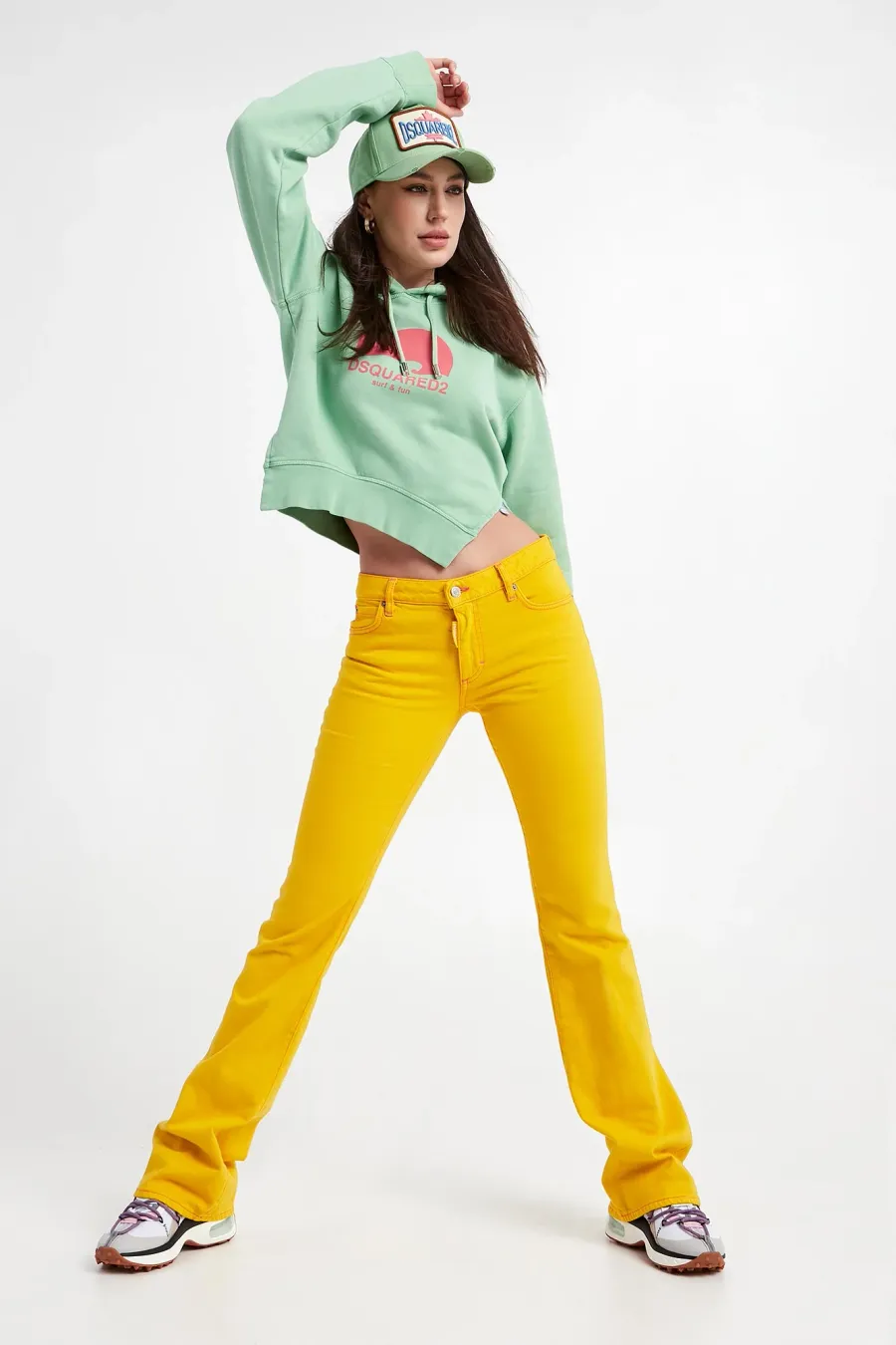 obrazek 1 Jeansy damskie Flare DSQUARED2 Dsquared2