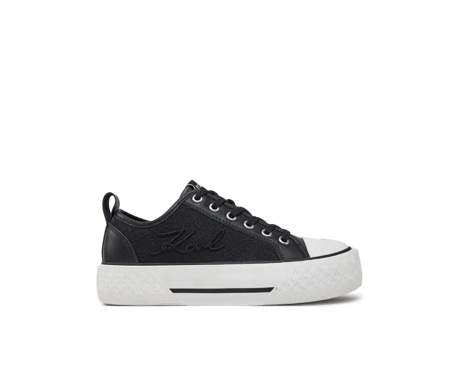 obrazek 1 KARL LAGERFELD Trampki Kampus Max III KL60611F Czarny