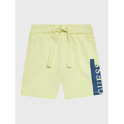 Zdjęcie Guess Szorty sportowe N3GD03 KA6R0 Żółty Relaxed Fit