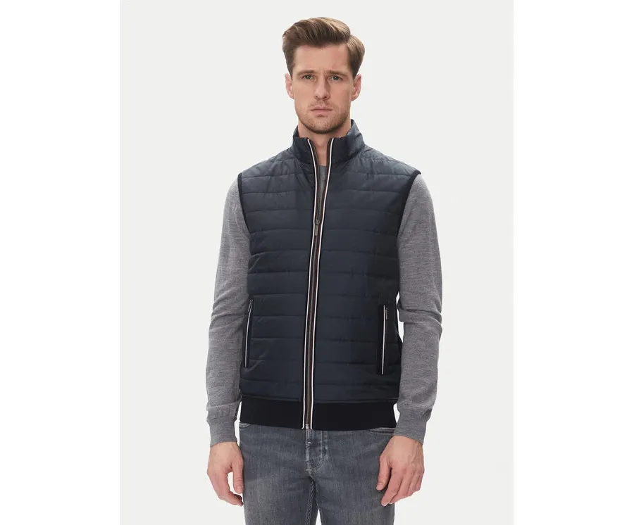 obrazek 1 Bugatti Kamizelka 8850 75121C Granatowy Regular Fit