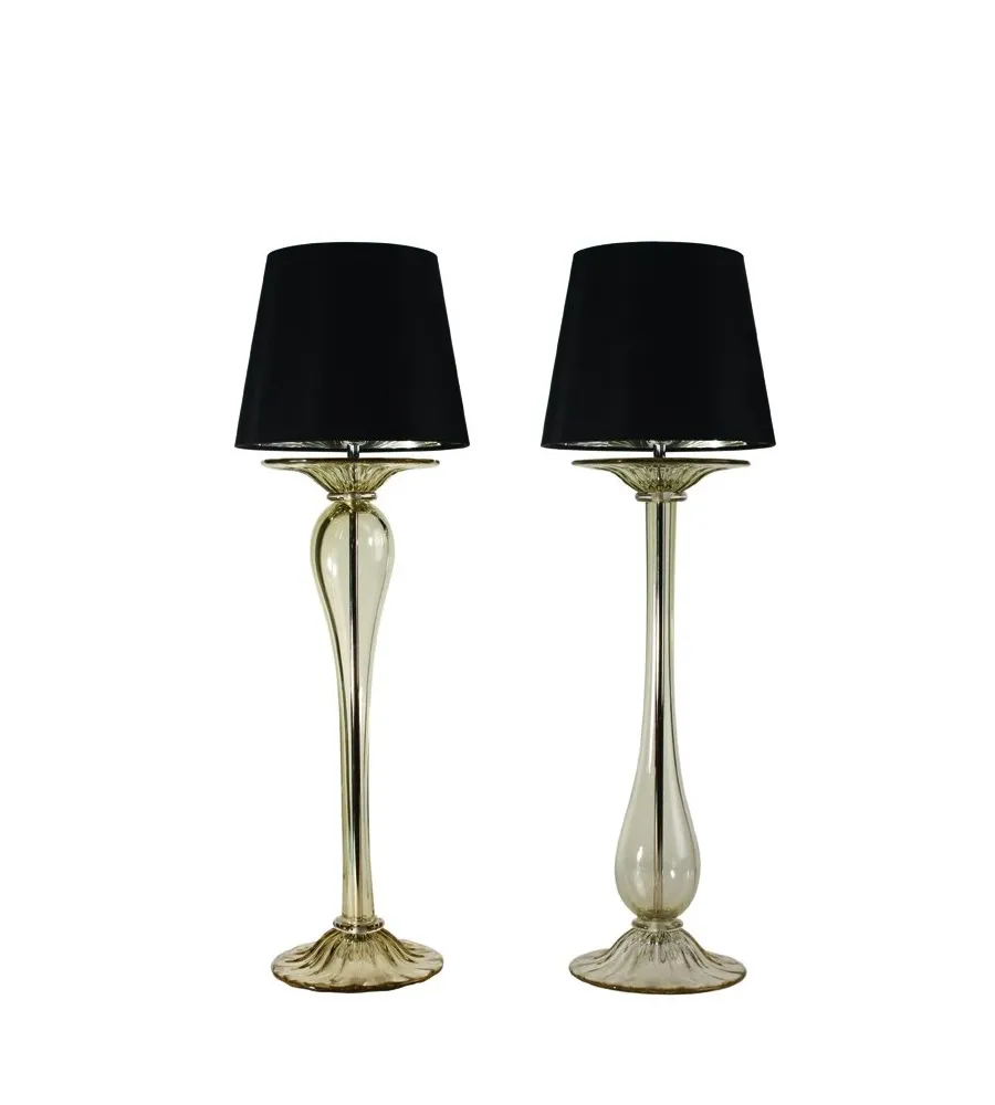 obrazek 1 Para lamp podłogowych Madrid z dmuchanego szkła murano