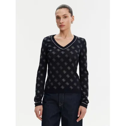 Zdjęcie Guess Sweter W5GR07 Z3D60 Granatowy Regular Fit