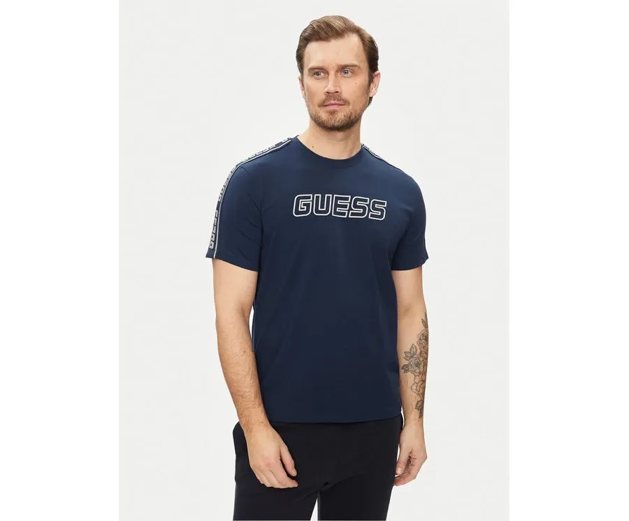 obrazek 1 Guess T-Shirt Arlo Z4GI18 J1314 Niebieski Regular Fit